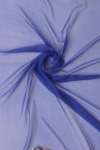 Egyptian Blue Chiffon Fabric