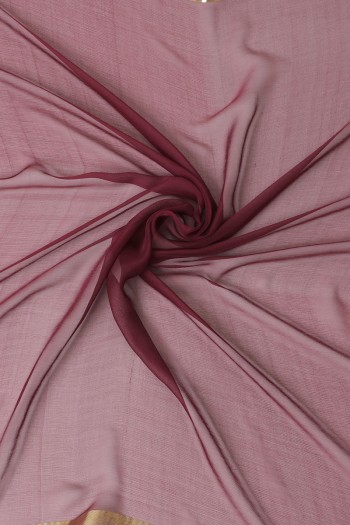 Maroon Chiffon Fabric