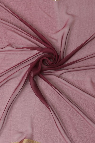 Maroon Chiffon Fabric