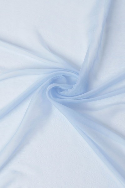 Baby Blue Chiffon Fabric