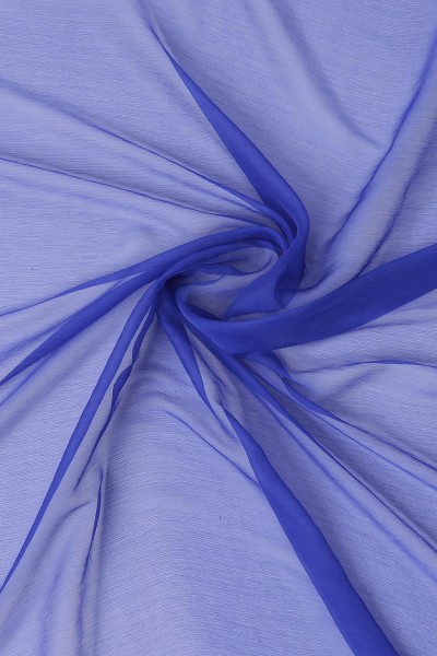 Azure Blue Chiffon Fabric