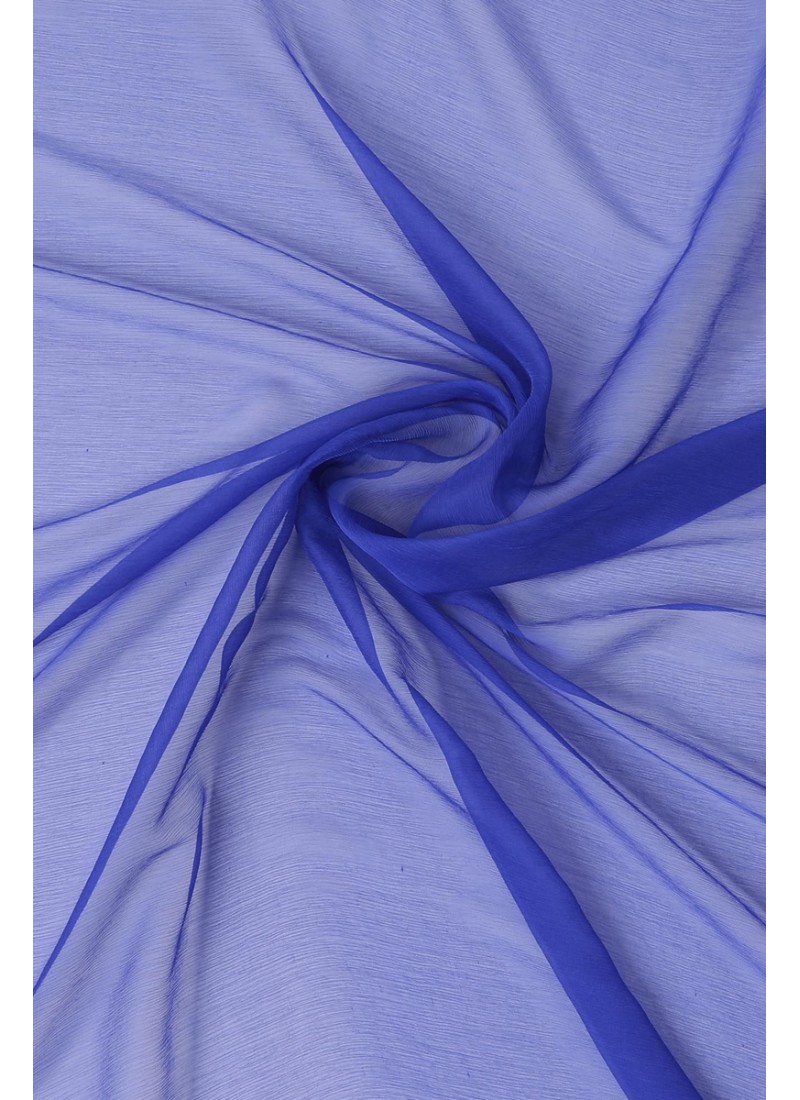 Azure Blue Chiffon Fabric