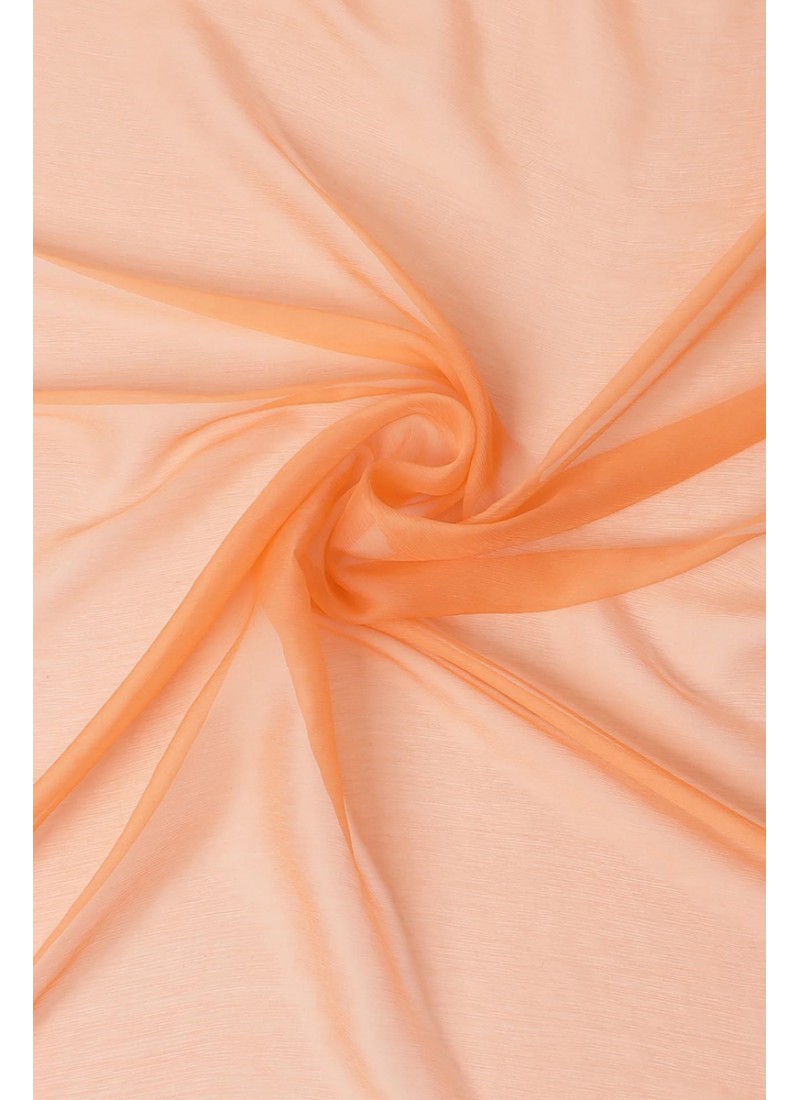 Salmon Peach Chiffon Fabric