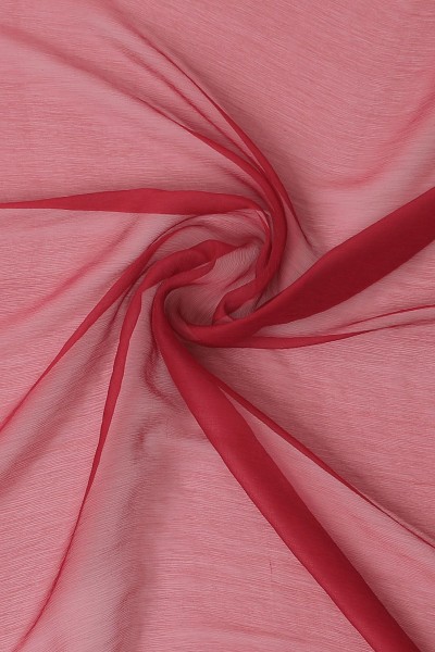 Barn Red Chiffon Fabric