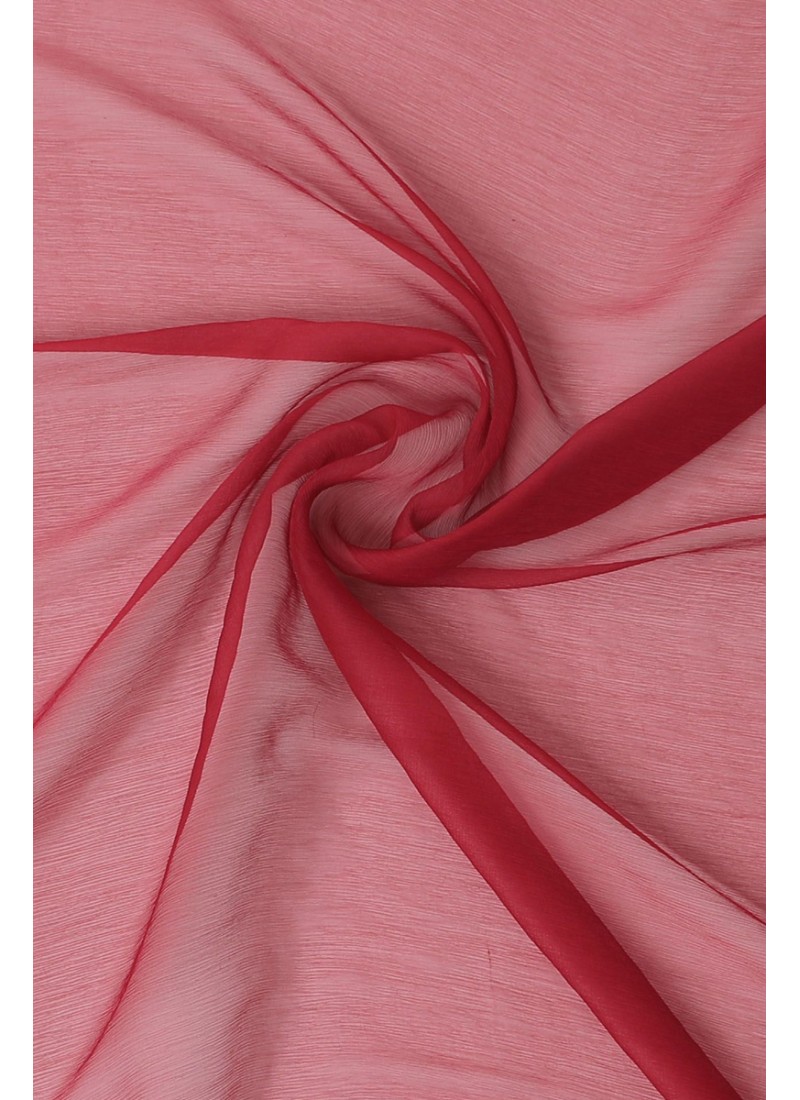 Barn Red Chiffon Fabric