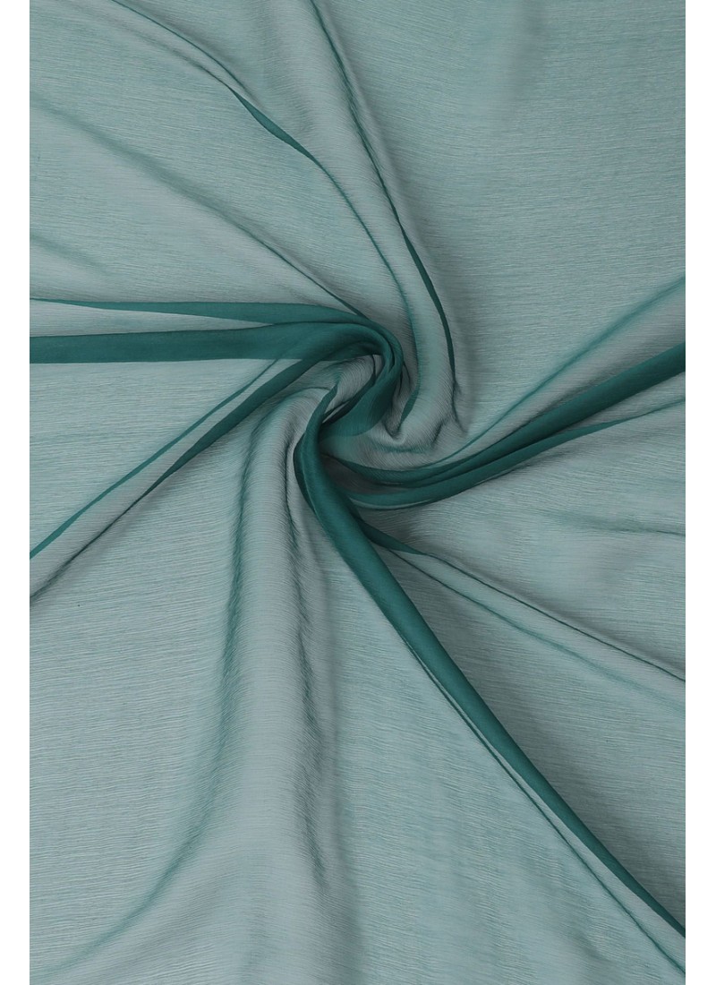 Hunter Green Chiffon Fabric