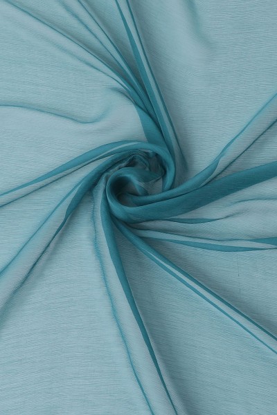 Ocean Green Chiffon Fabric