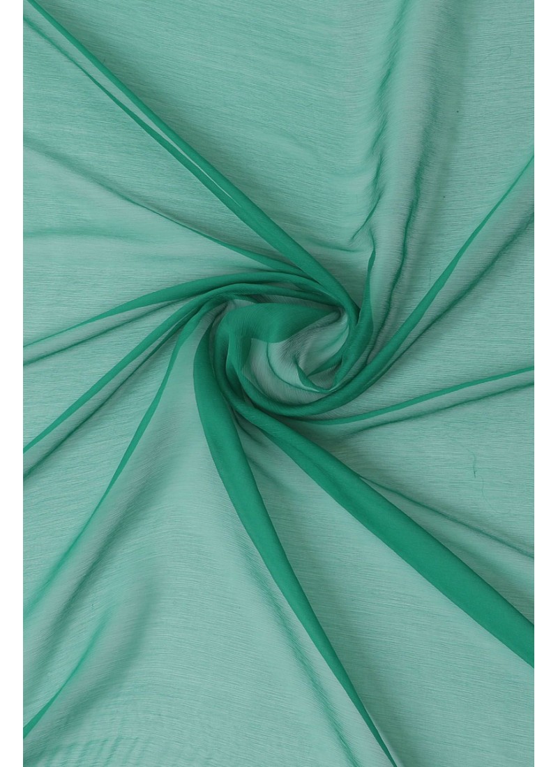 Bottle Green Chiffon Fabric