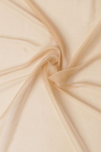 Light Gold Chiffon Fabric