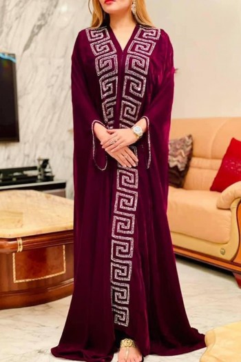 (3 Pieces Set) Zara Stone Abaya