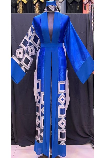 (6 Pieces Set) Sahar Print Abaya