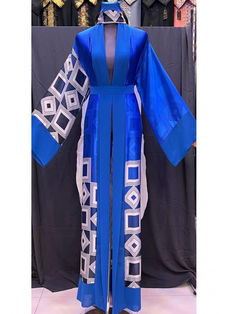 (6 Pieces Set) Sahar Print Abaya