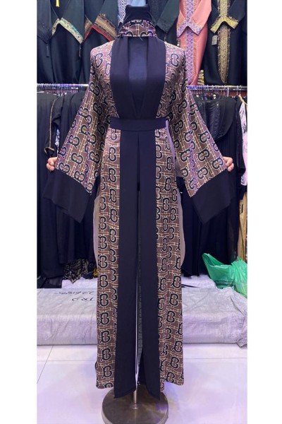 (6 Pieces Set) Jude Print Abaya