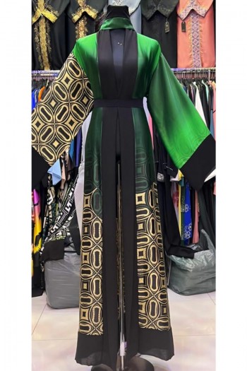 (6 Pieces Set) Hala Print Abaya