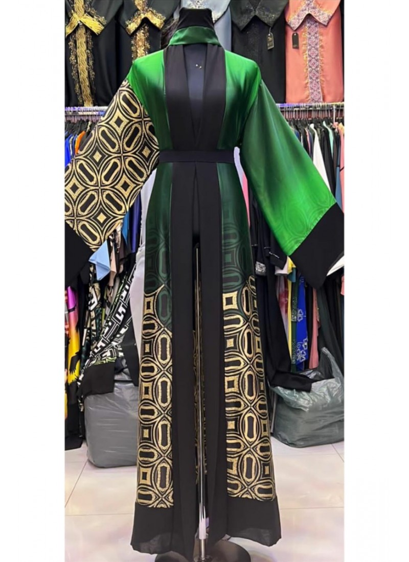 (6 Pieces Set) Hala Print Abaya