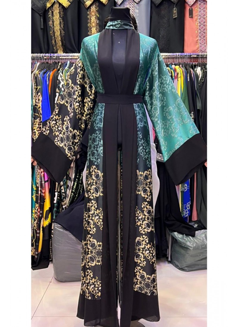 (6 Pieces Set) Heba Print Abaya