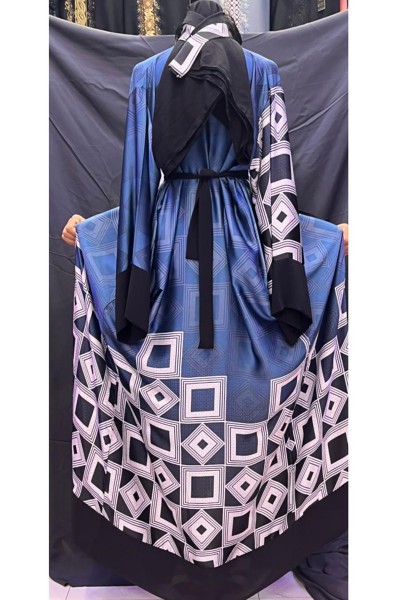 (6 Pieces Set) Mona Print Abaya