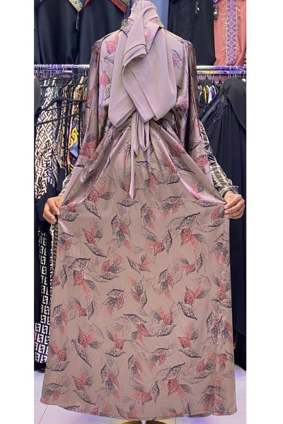 (6 Pieces Set) Nuha Print Abaya