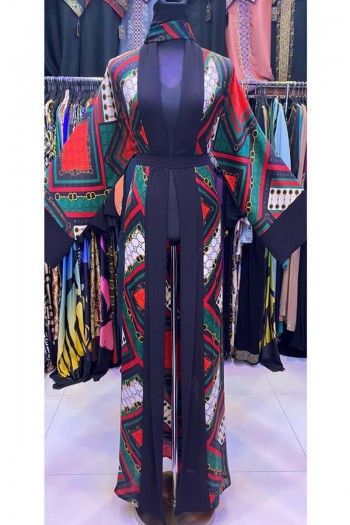 (6 Pieces Set) Giaa Print Abaya