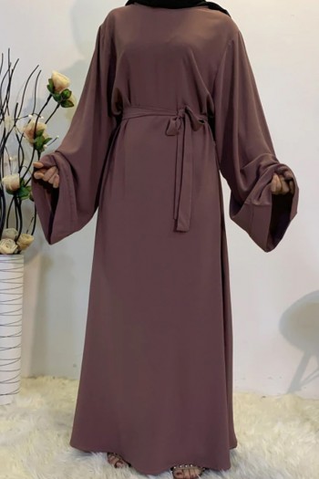 Ethnic Plain Abaya 