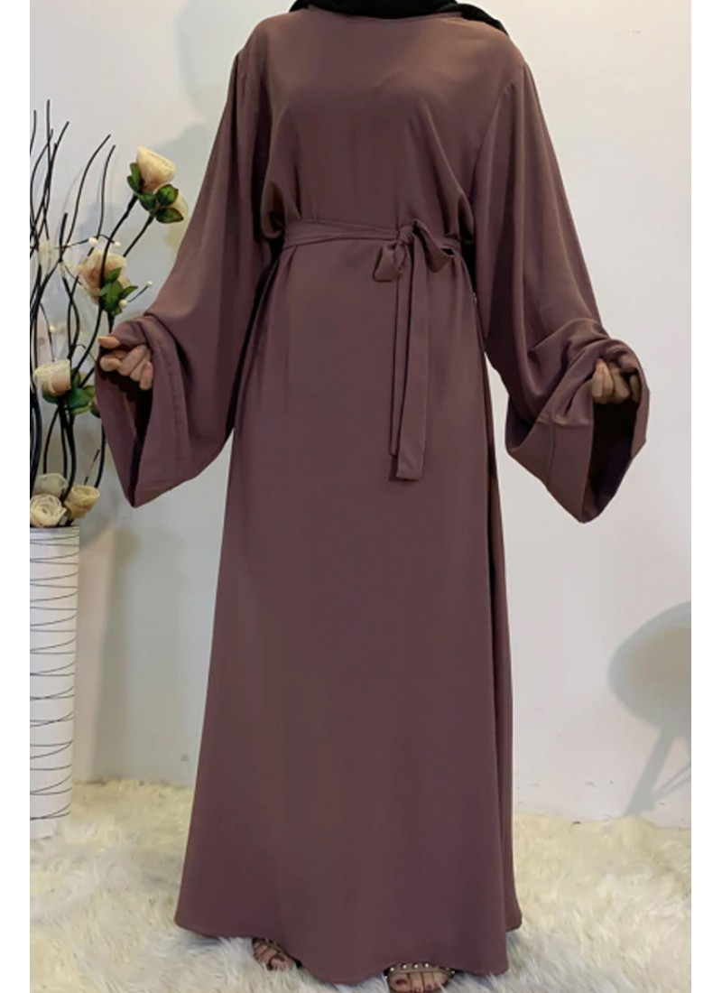 Ethnic Plain Abaya 