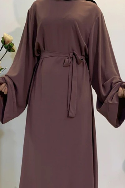 Ethnic Plain Abaya 