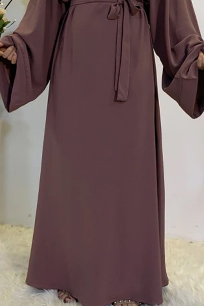 Ethnic Plain Abaya 