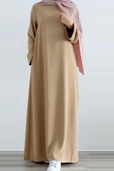 Colored Front Close Abaya