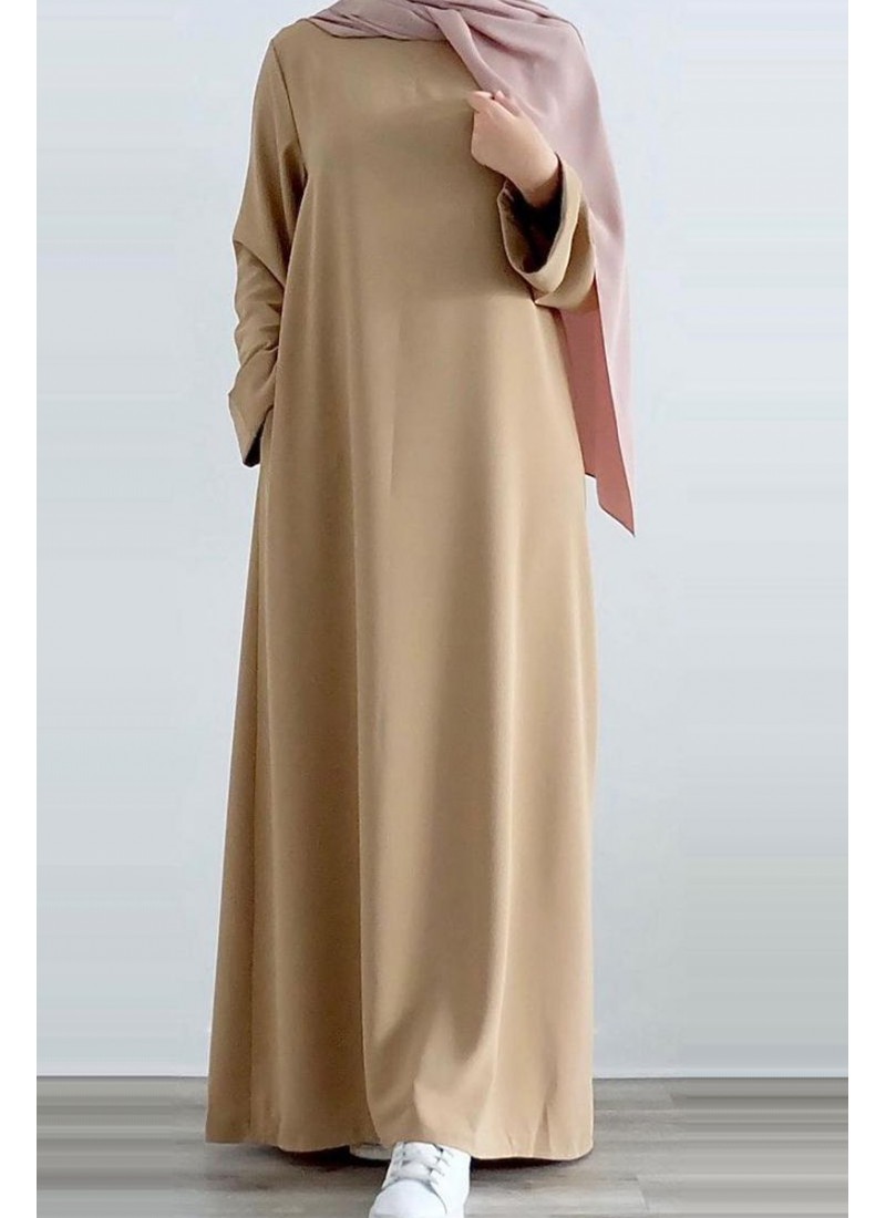 Colored Front Close Abaya