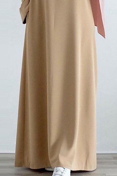 Colored Front Close Abaya