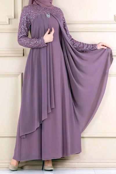 (6 Pieces Set) Diva Abaya