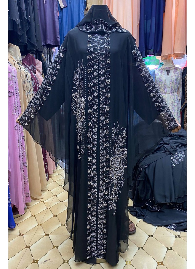 (MOQ 6 PCS) Amber Aroosa Abaya