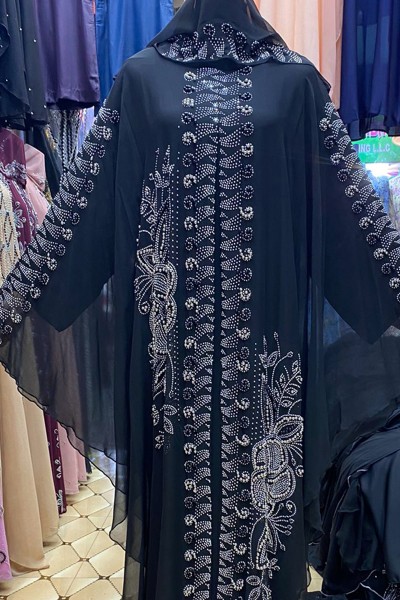 (MOQ 6 PCS) Amber Aroosa Abaya