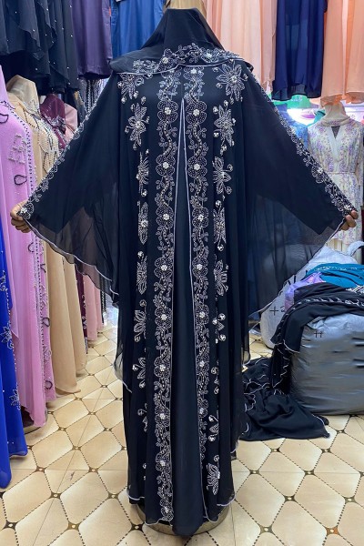 (MOQ 6 PCS) Lydia Aroosa Abaya