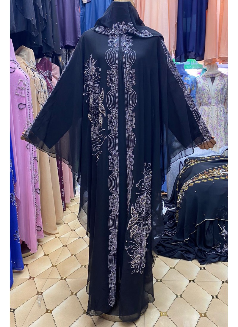 (MOQ 6 PCS) Nevaeh Aroosa Abaya