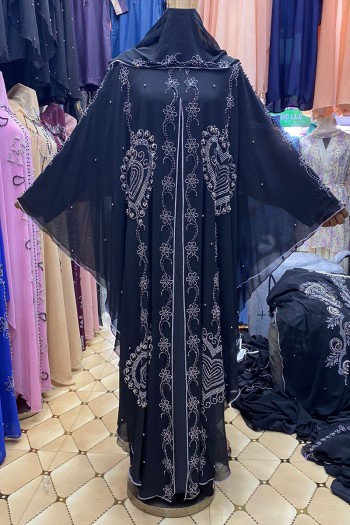 (MOQ 6 PCS) Rylee Aroosa Abaya