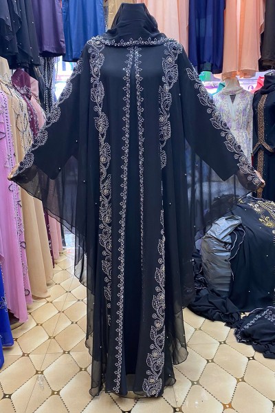 (MOQ 6 PCS) Sara Aroosa Abaya