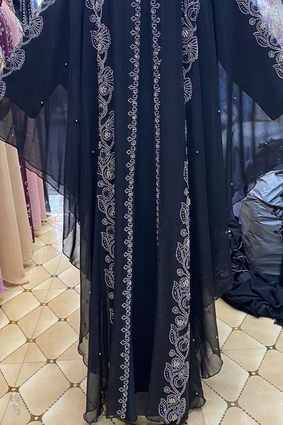 (MOQ 6 PCS) Sara Aroosa Abaya