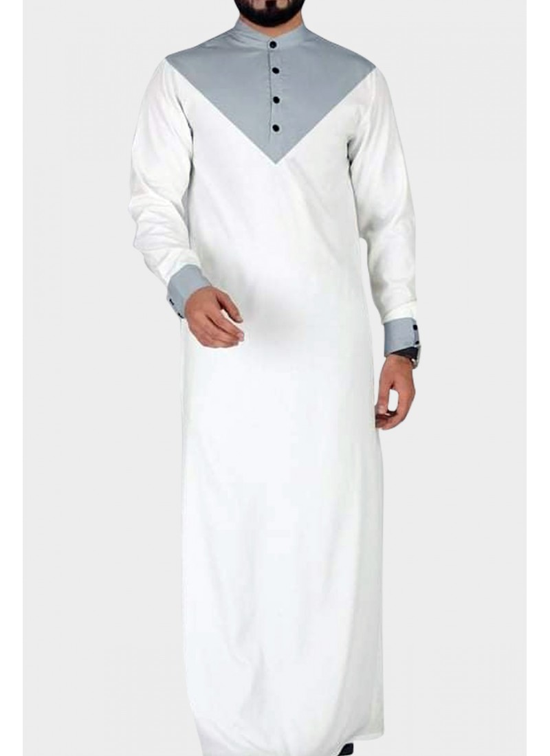 (MOQ 3 PCS) Arabic Men's Thobe