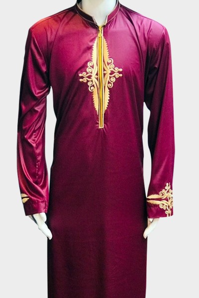 (MOQ 3 PCS) Ajmal Men's Thobe