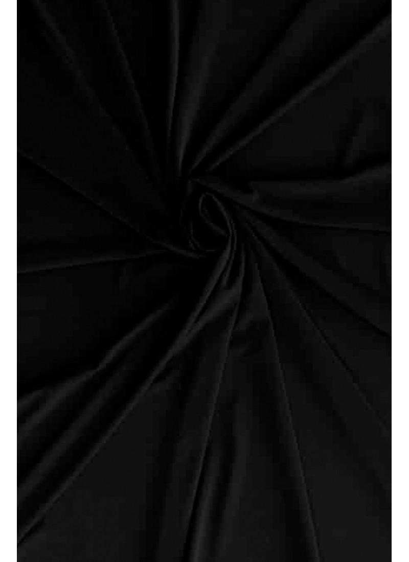 Black Formal Jersey Fabric