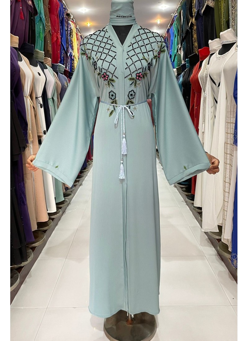  (3 Pieces Set) Ember Abaya
