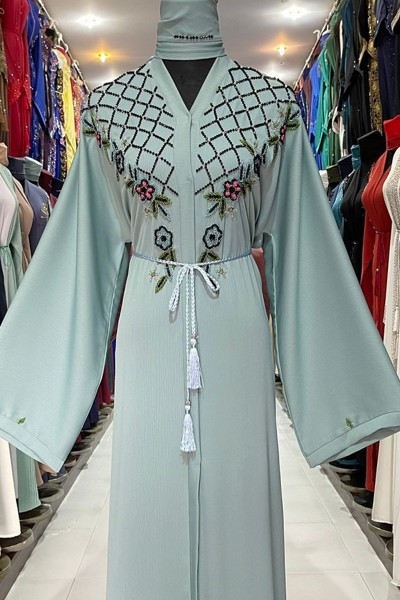  (3 Pieces Set) Ember Abaya