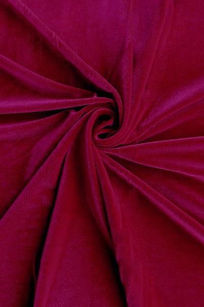 Berry Velvet Fabric