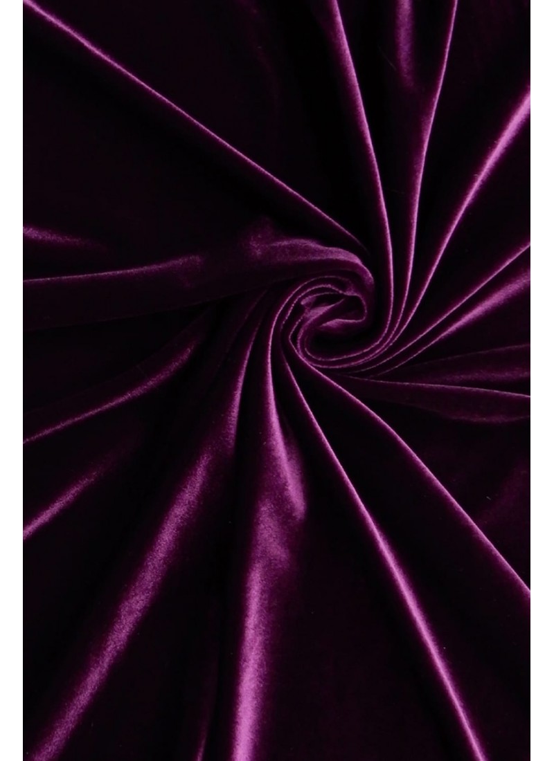 Eggplant Velvet Fabric