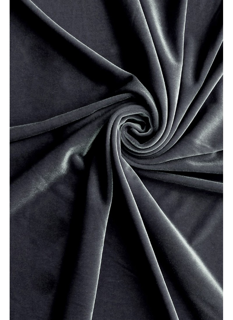 Gray Velvet Fabric