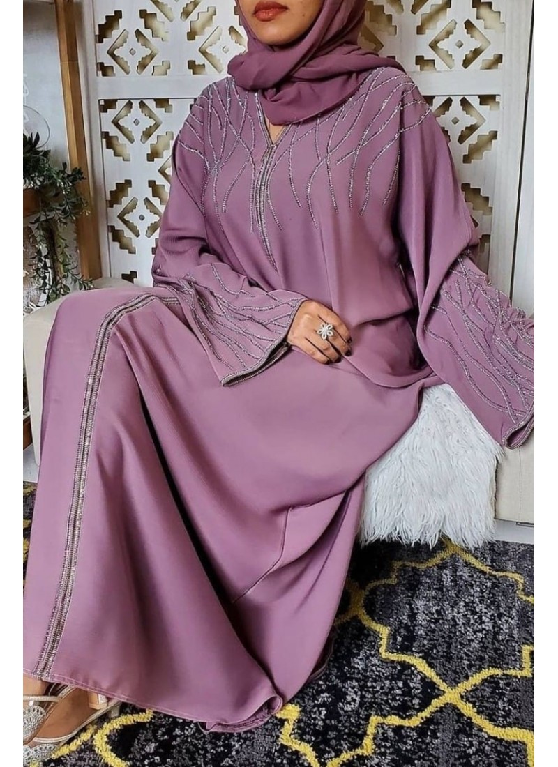 (3 Pieces Set) Adaka Abaya