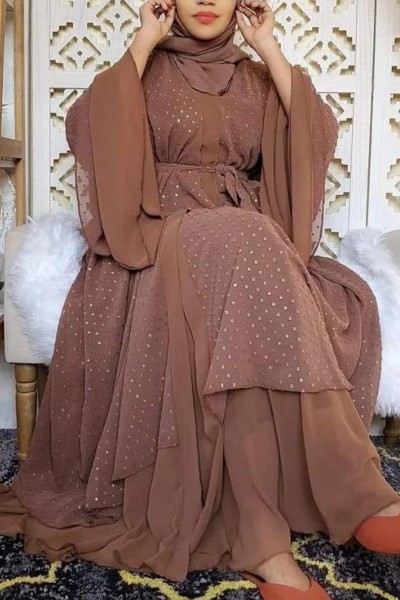 (3 Pieces Set) Chalondra Abaya