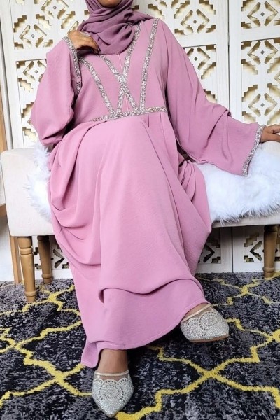 (6 Pieces Set) Chessa Abaya