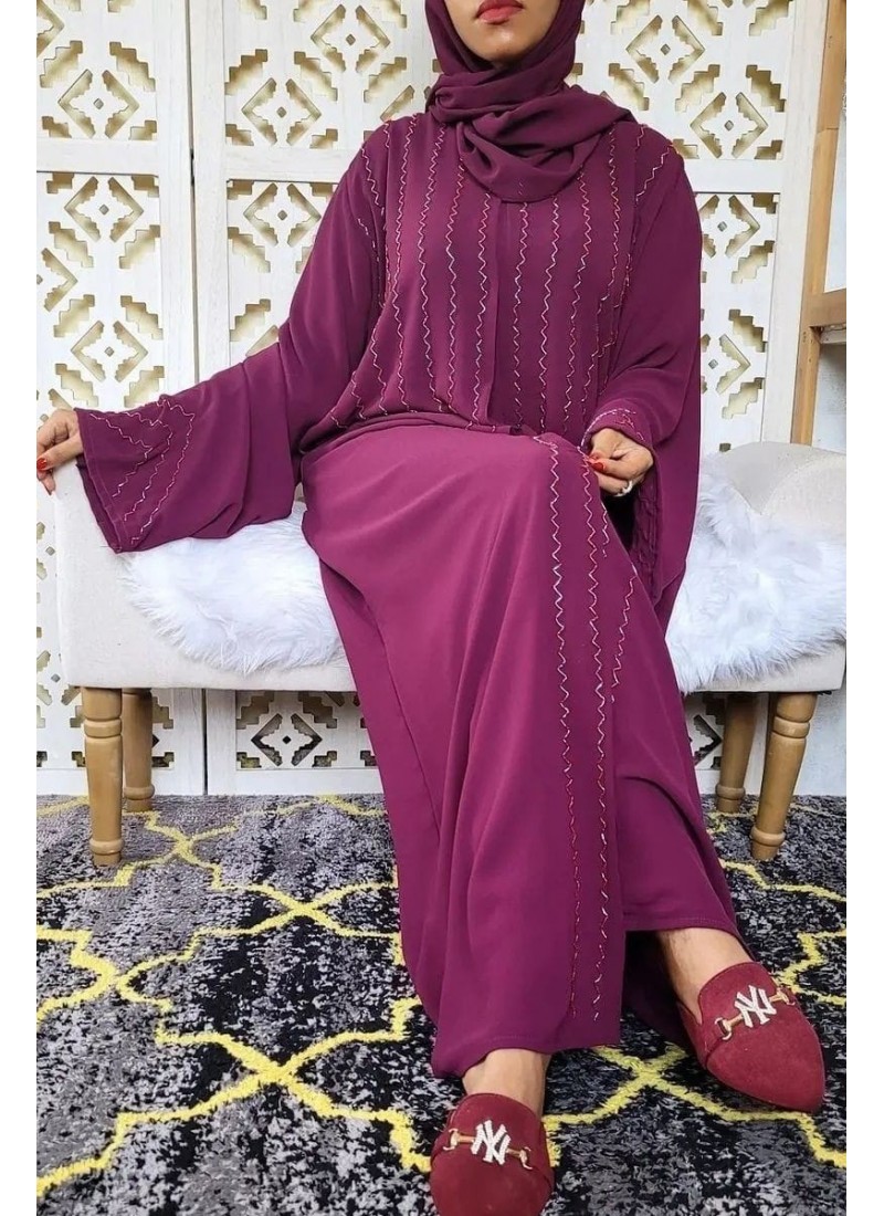 (3 Pieces Set) Frederica Abaya